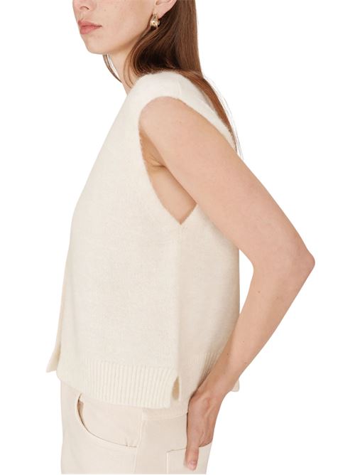 Cardigan senza maniche in lana e mohair Grace & Mila | FW2517108IV